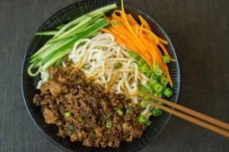 Minced Pork Noodles (Zha Jiang Mian)